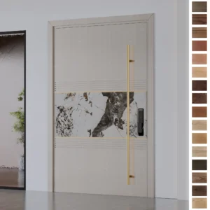 Enhance your home's entrance with a premium solid wood Entry Door.
