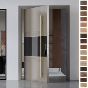 Entry Door featuring Yohome's unique groove design.