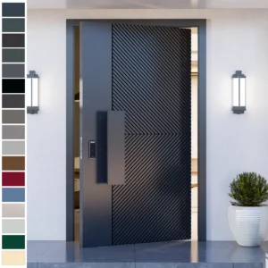 Entry Door featuring European luxury and durable cast aluminum.