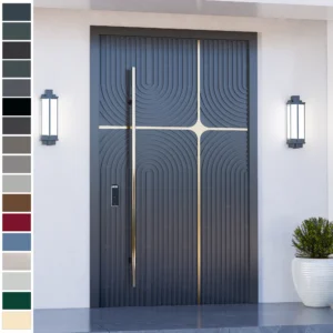 Entry Door built with premium Foshan cast aluminum.