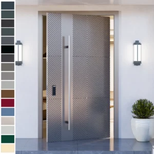 Entry Door designed for villa exteriors.