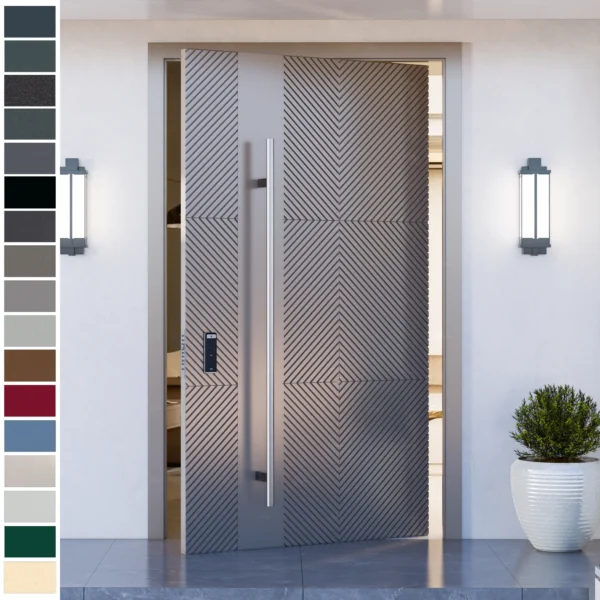 Entry Door designed for villa exteriors.
