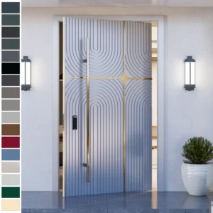 Entry Door made for residential villas in Australia.