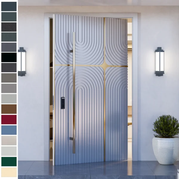 Entry Door made for residential villas in Australia.