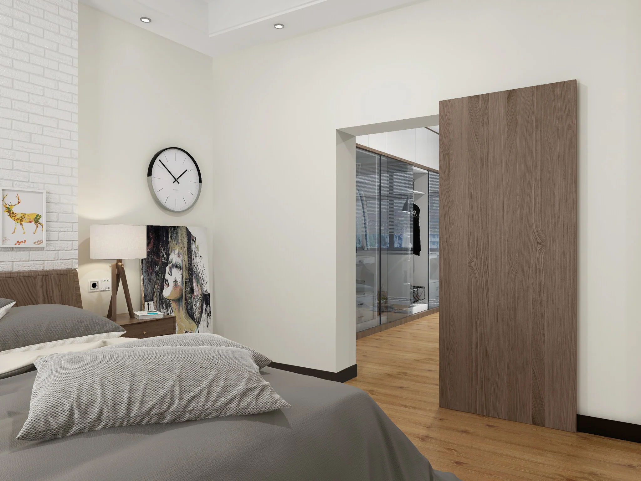 Hidden ghost door design offering both style and functionality in home interiors.