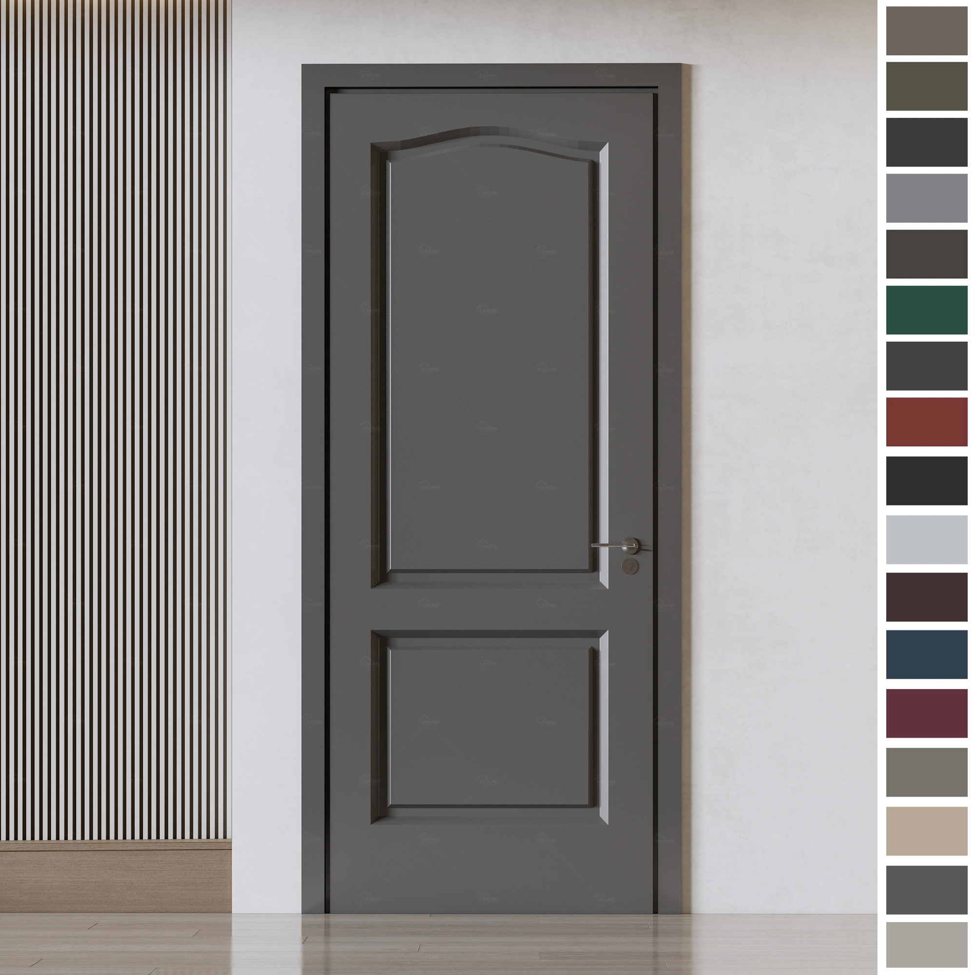 Luxury Interior Door with European contemporary design.