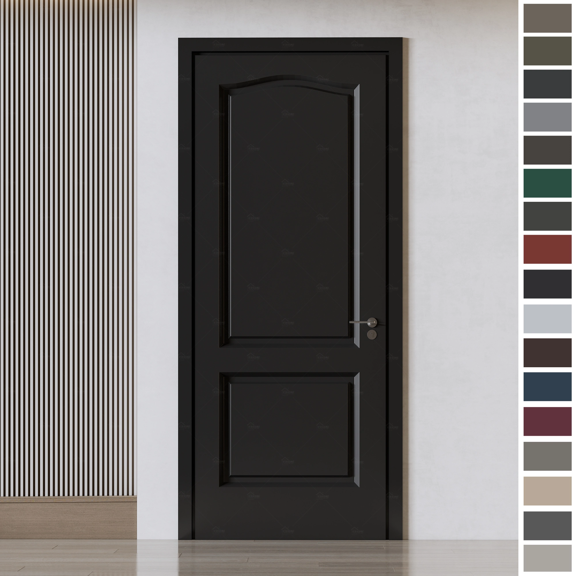 Luxury Interior Door for villas and houses with excellent sound insulation.