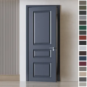 Discover our Interior Door in a minimalist painted HDF wood design.